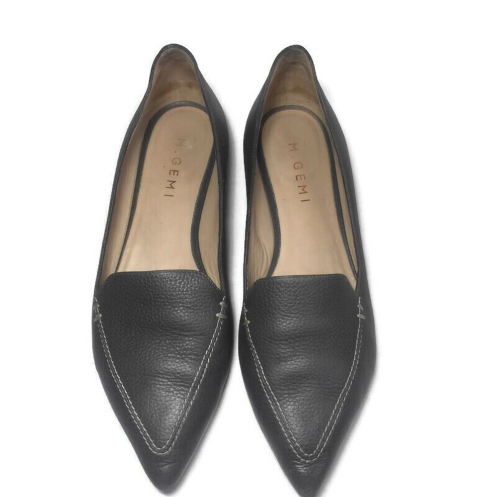 ✨ M.Gemi ✨ Leather Stellato Flats  Size 8.5